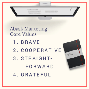 Abask Marketing Core Values