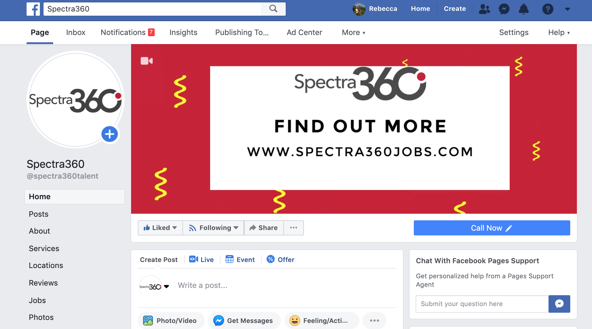 spectra360 facebook page