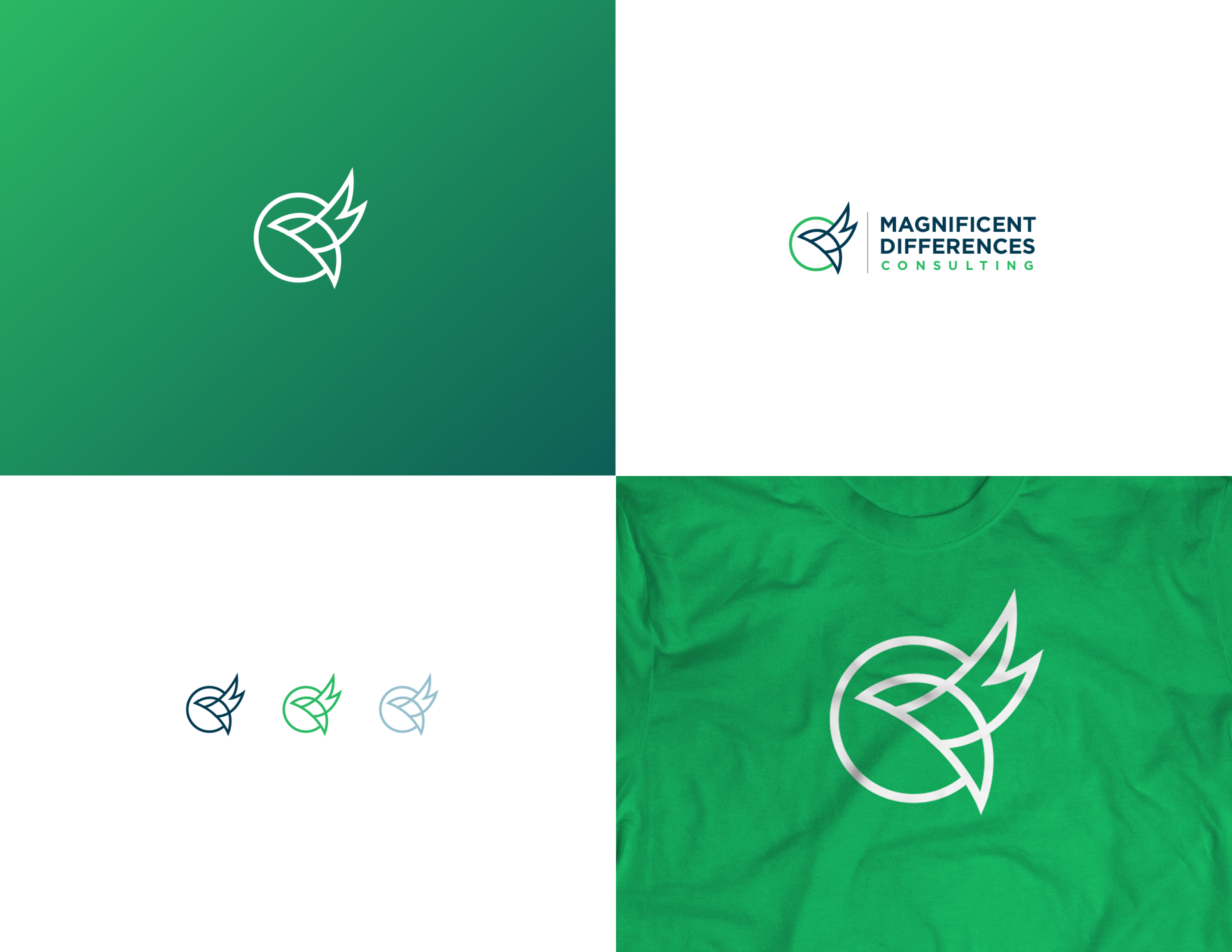 Magnificent Differences Consulting logo designs
