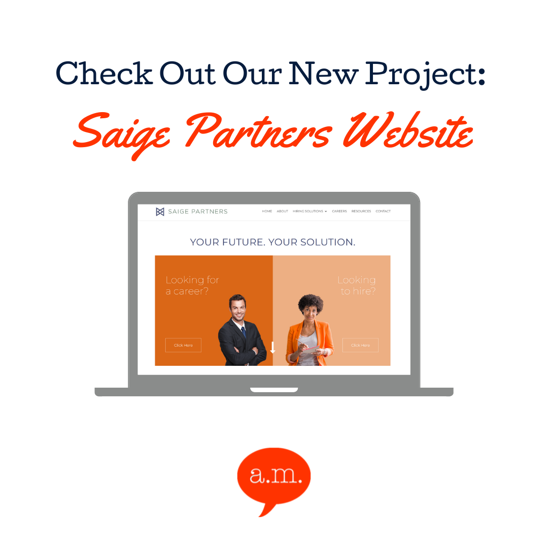 Check Out Our New Project: Saige Partners Website