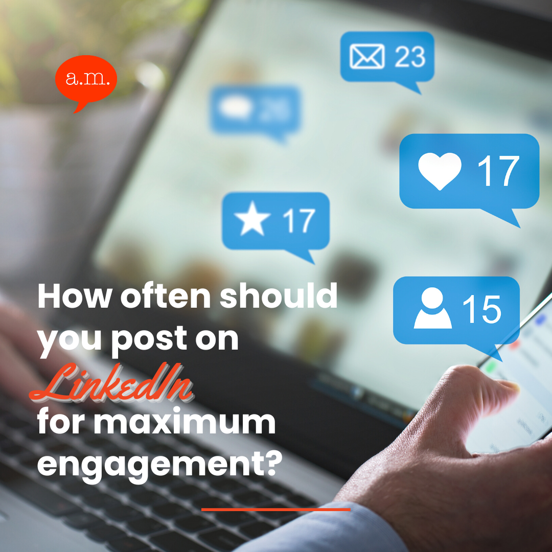 How often should you post on a LinkedIn company page for maximum engagement?
