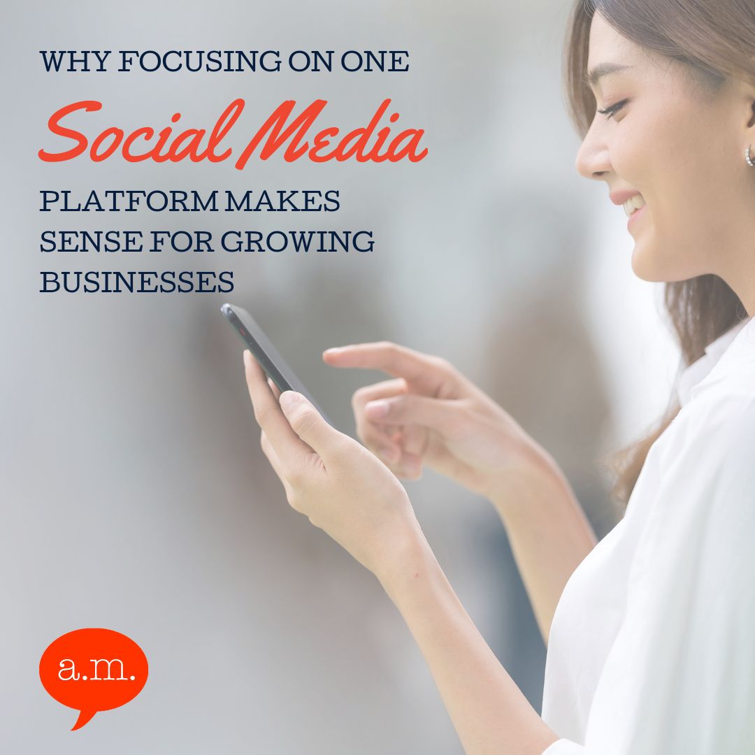 Why Focusing on One Social Media Platform Makes Sense for Growing Businesses