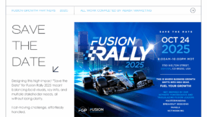 Fusion Rally Save the Date